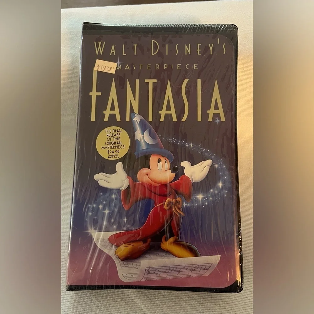 Vintage Fantasia VHS Movie, sealed in plastic NIB
